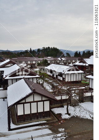 View from the observatory at the Aizu Domain School Nisshinkan (Fukushima Prefecture) 118063821