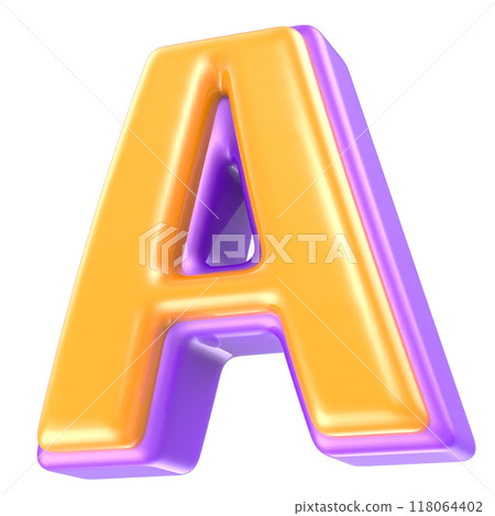 Font 3D Render Font 3D Render 118064402