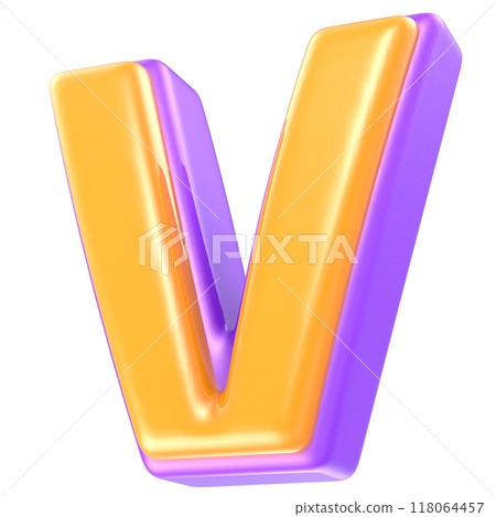 Font 3D Render 118064457