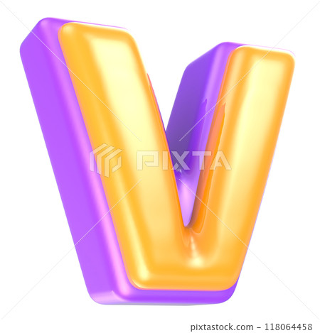 Font 3D Render Font 3D Render 118064458