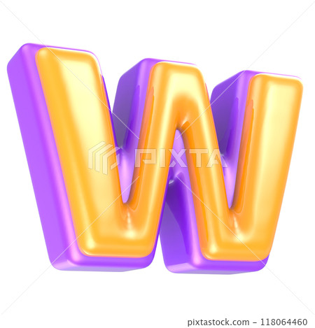 Font 3D Render Font 3D Render 118064460