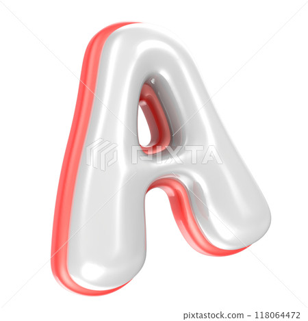 Font 3D Render 118064472
