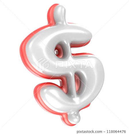 Font 3D Render Font 3D Render 118064476