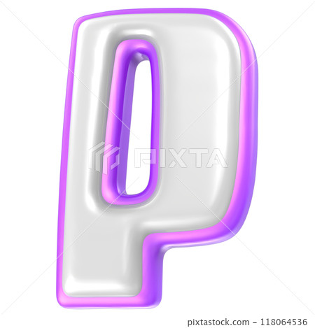 Font 3D Render Font 3D Render 118064536