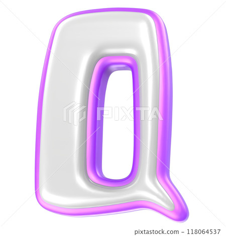 Font 3D Render 118064537