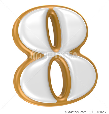 Font 3D Render 118064647