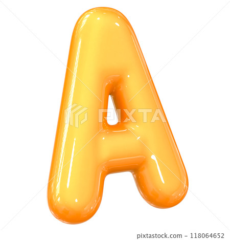 Font 3D Render 118064652