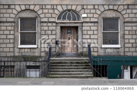 Georgian architecture of House in Edinburgh. Georgian architecture of House in Edinburgh. 118064868