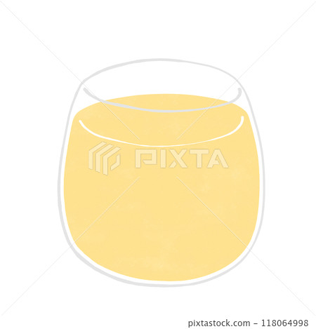 Yellow smoothie illustration Yellow smoothie illustration 118064998