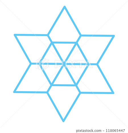 Snowflakes, line drawing icons, winter decoration materials Snowflakes, line drawing icons, winter decoration materials 118065447