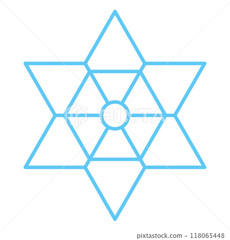 Snowflakes, line drawing icons, winter decoration materials Snowflakes, line drawing icons, winter decoration materials 118065448