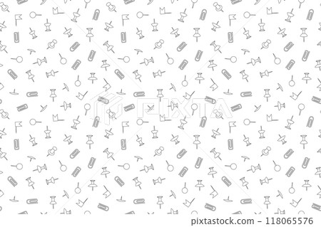 Seamless Pattern of School Supplies Coloring Page Seamless Pattern of School Supplies Coloring Page 118065576