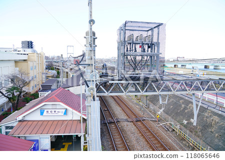 Tobu Railway Horikiri Station building Tobu Railway Horikiri Station building 118065646