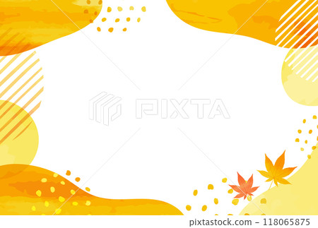 Respect for the Aged Day Autumn Leaves Watercolor Curve Frame Respect for the Aged Day Autumn Leaves Watercolor Curve Frame 118065875