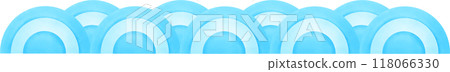 Water wave Thai pattern Loy Krathong festival 118066330