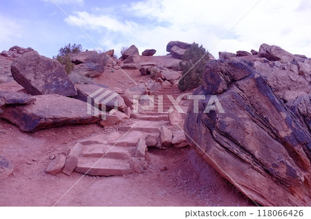 Rock Formations in Arches National Park Utah Photo Rock Formations in Arches National Park Utah Photo 118066426