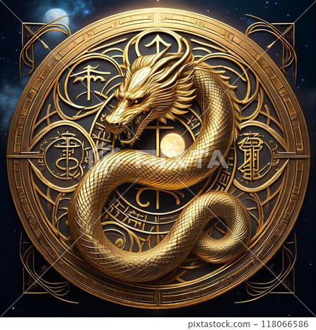 Antique patterned design with antique signs and symbols Antique patterned design with antique signs and symbols 118066586