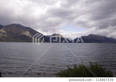 Lakeside Photo of Lake Wakatipu and The Remarkables in Glenorchy New Zealand 118067339