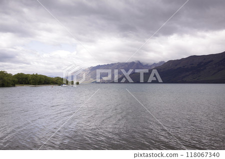 Lakeside Photo of Lake Wakatipu and The Remarkables in Glenorchy New Zealand 118067340