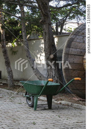 Old garden green cart gor the homeworks Old garden green cart gor the homeworks 118068685