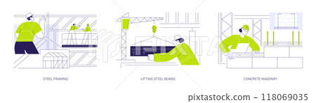 Commercial property building abstract concept vector illustrations. Commercial property building abstract concept vector illustrations. 118069035