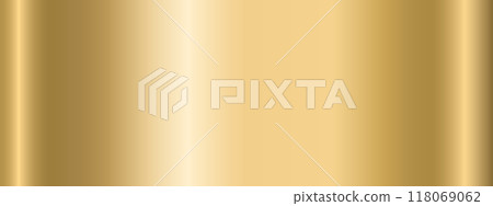 Golden metallic gradients with highlights. A pattern with a shiny metallic gradient. 118069062