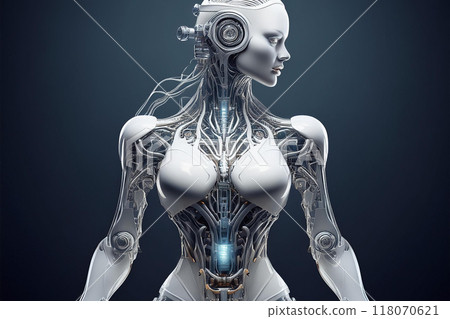 人形機器人的插圖 118070621