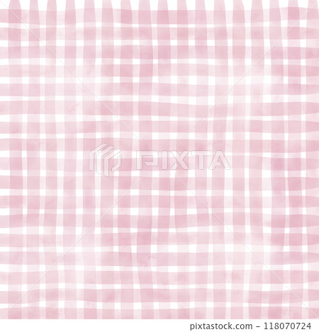 Pink Plaid Hand Drawn Background Overlay 118070724