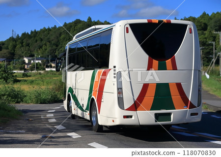 Large sightseeing bus Large sightseeing bus 118070830