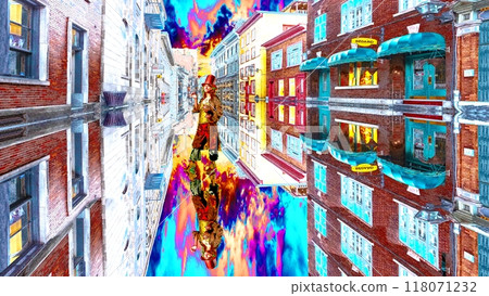 A mirror-reflected landscape of another dimension A mirror-reflected landscape of another dimension 118071232