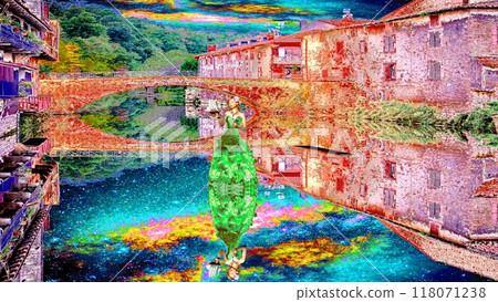 A mirror-reflected landscape of another dimension 118071238