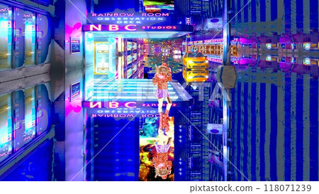 A mirror-reflected landscape of another dimension 118071239