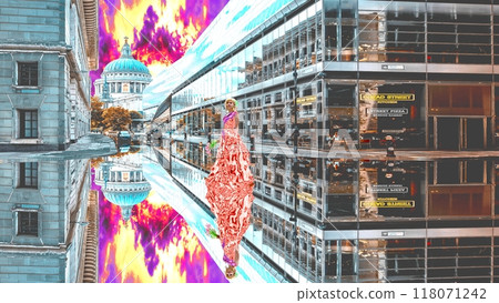 A mirror-reflected landscape of another dimension A mirror-reflected landscape of another dimension 118071242