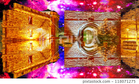 A mirror-reflected landscape of another dimension 118071275