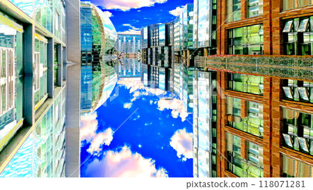 A mirror-reflected landscape of another dimension A mirror-reflected landscape of another dimension 118071281