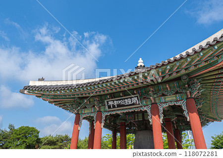 Near the border with North Korea, South Korea 118072281