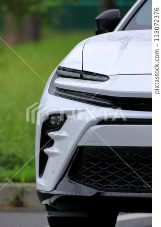 white domestic sports car white domestic sports car 118072376