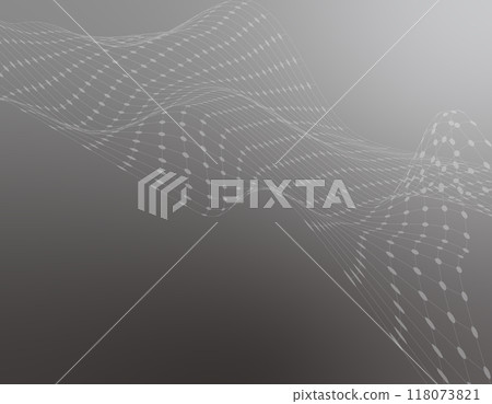 Wave background material Technology Dot Black background White line 1 118073821