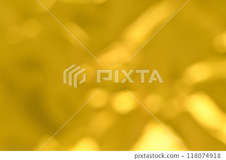 Paper background material with bokeh (gold) 118074918