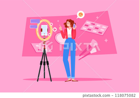 Beauty vlogger cosmetic review Beauty vlogger cosmetic review 118075082