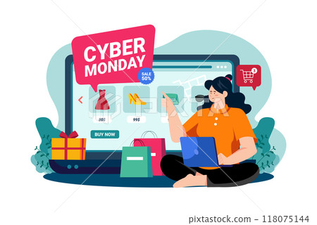 Cyber Monday Shopping Cyber Monday Shopping 118075144