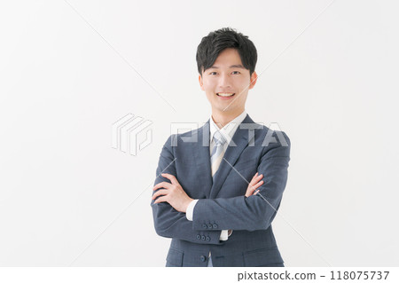 portrait of man in suit portrait of man in suit 118075737