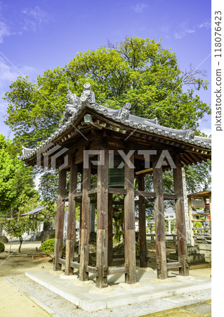 76th of the 88 Shikoku Temples: Kanakuraji Temple Bell Tower, Zentsuji City, Kagawa Prefecture 76th of the 88 Shikoku Temples: Kanakuraji Temple Bell Tower, Zentsuji City, Kagawa Prefecture 118076423