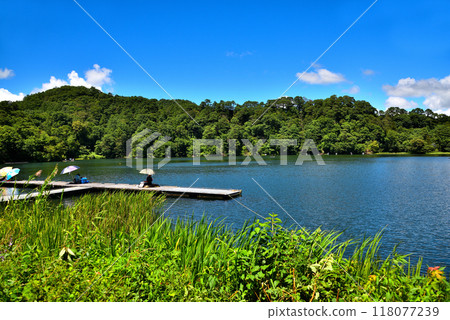 <Nagano Prefecture> Koumi Town, Matsubara Lake in summer <Nagano Prefecture> Koumi Town, Matsubara Lake in summer 118077239