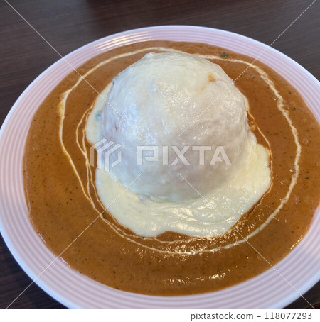 Stylish cheese curry Stylish cheese curry 118077293