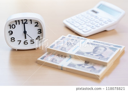 時鐘與金錢時間 6:00 18:00 6:00 18:00 118078821