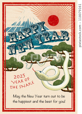 2025年新年卡片範本《冉吉設計》新年快樂帶英文註釋 2025年新年卡片範本《冉吉設計》新年快樂帶英文註釋 118079161