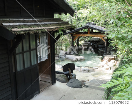 Private family bath, open-air bath at Yunokura, Kikuchi City, Kumamoto Prefecture 118079632