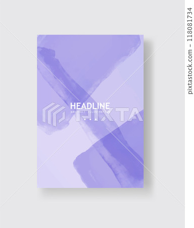 Abstract vector watercolor banner. Clolor brush strokes on white background. Abstract vector watercolor banner. Clolor brush strokes on white background. 118081734