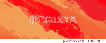 Abstract Red Orange paint Background. Vector illustration design 118082010